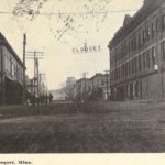 Postcard from Arch Street in Cloquet, 1912
