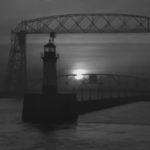 Duluth Canal/Lift Bridge stock footage in ghost ship doc