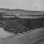 View of Duluth from Northern Pacific Docks circa 1880