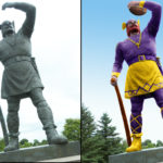 Seasonal Leif Erikson statue update