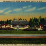 Postcard from Elmgren Motor Court on North Shore Drive