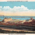 Postcard from a Section of the Duluth Harbor and Railroad Yards