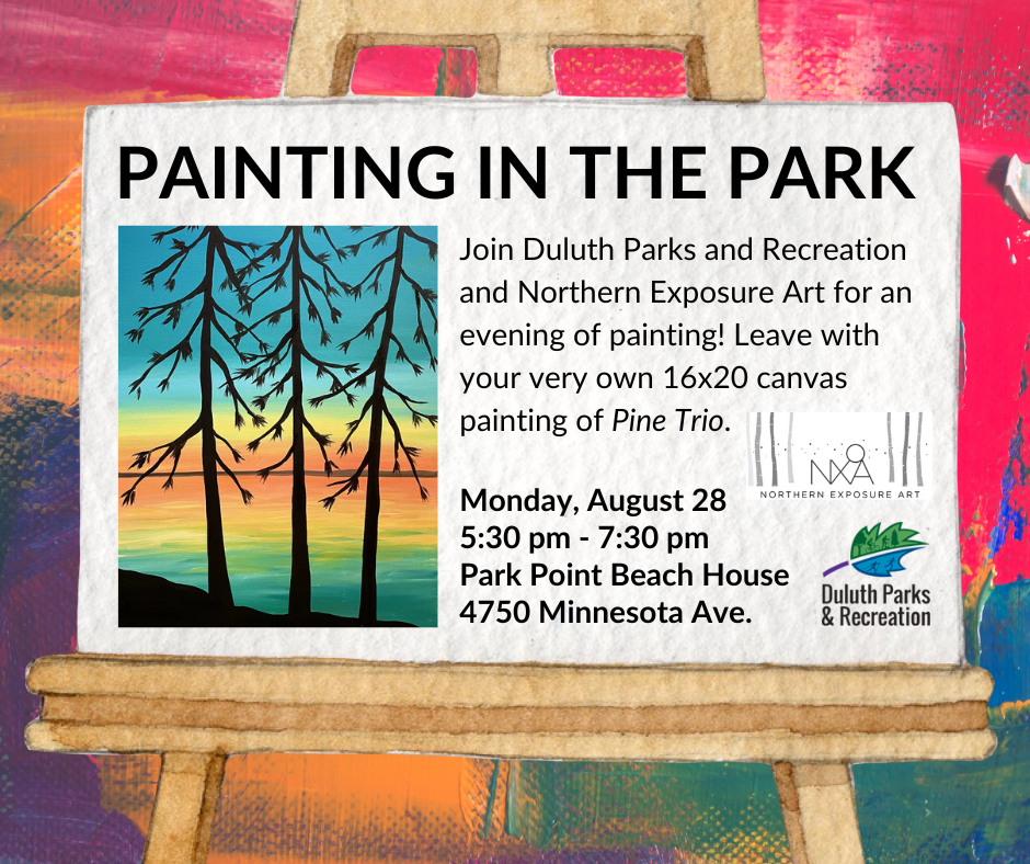 Painting in the Parks Park Point Perfect Duluth Day