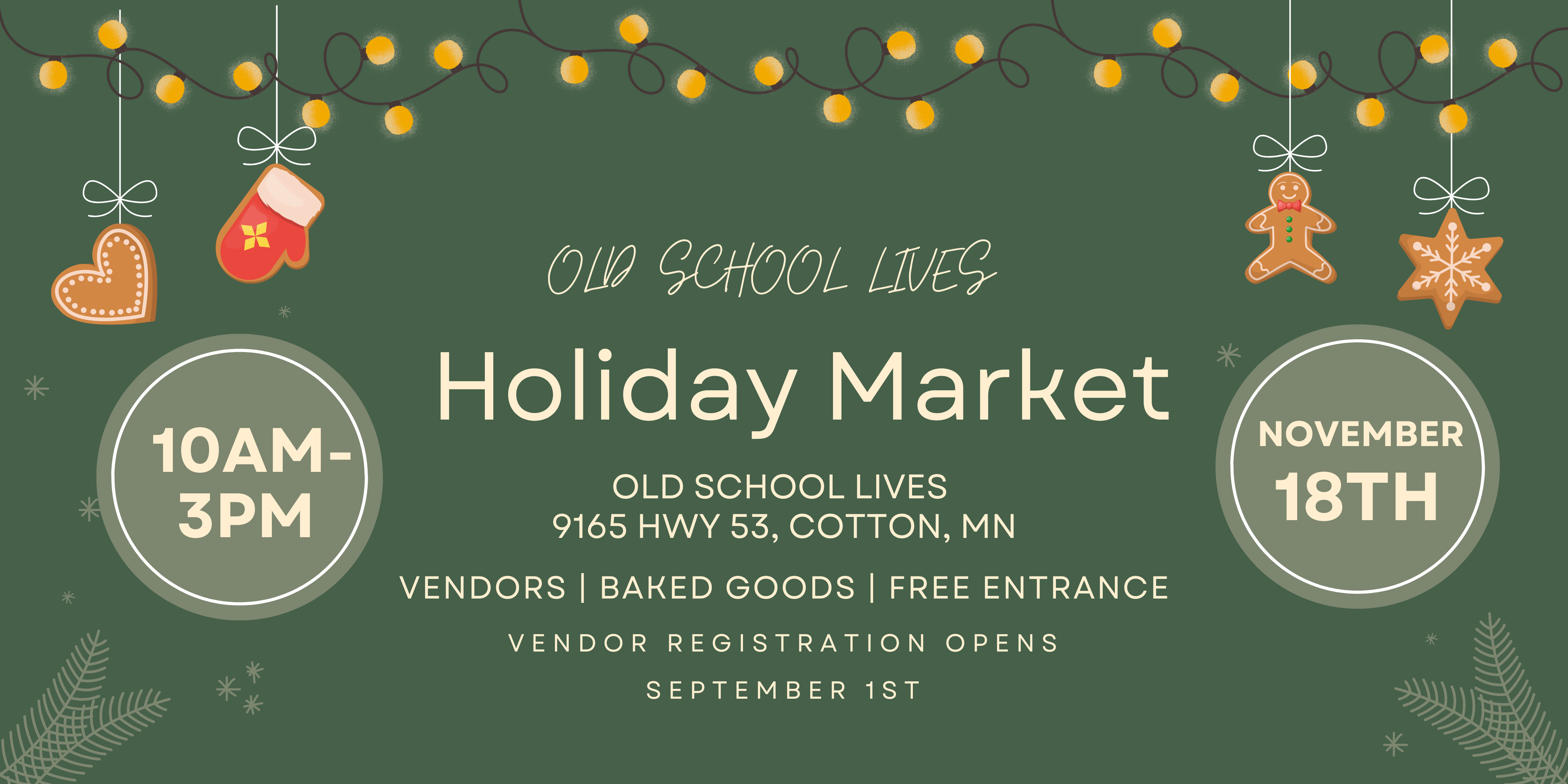Old School Lives Holiday Market 2023 Perfect Duluth Day