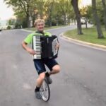 Accordion on a Unicycle with Steve Solkela