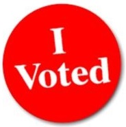 I Voted sticker