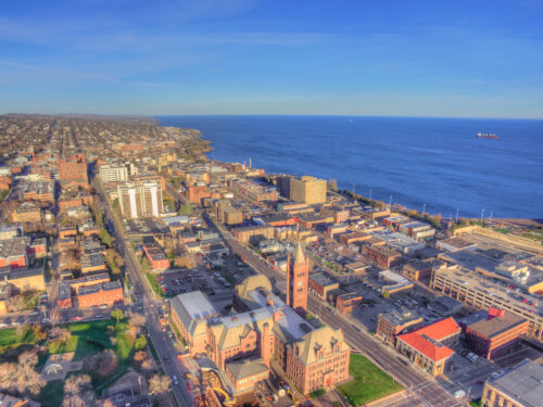 Duluth is a popular Tourist Destination in the Upper Midwest on the Shores of Lake Superior in Far North Minnesota