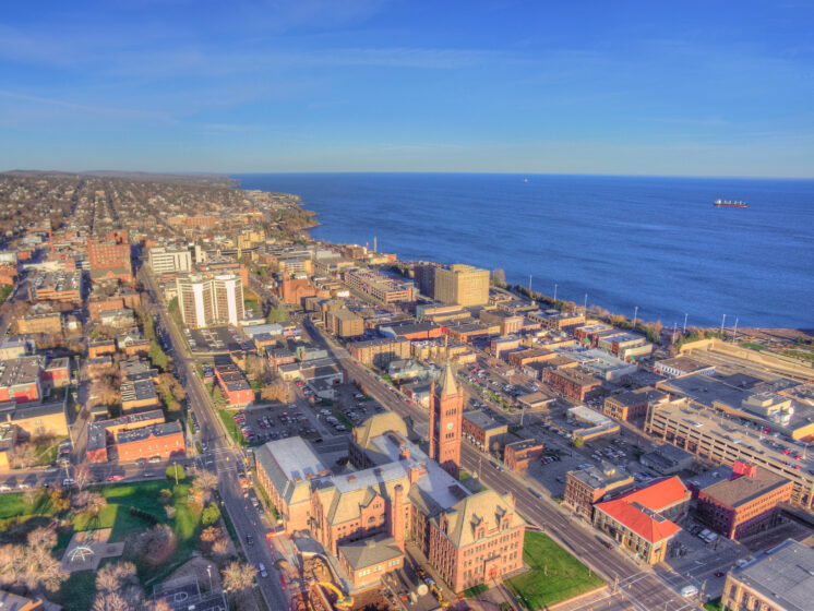 Duluth is a popular Tourist Destination in the Upper Midwest on the Shores of Lake Superior in Far North Minnesota