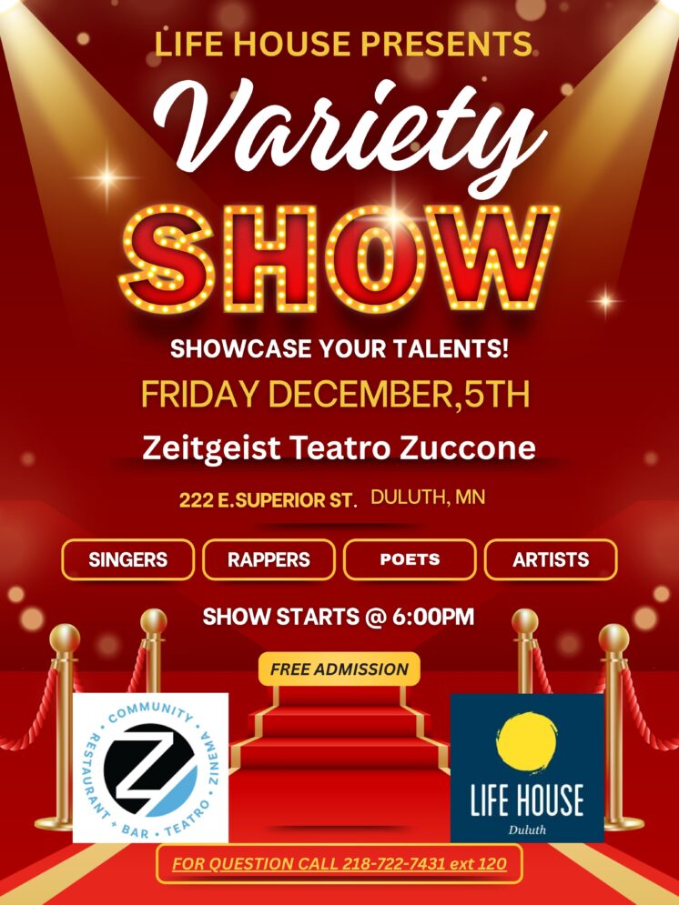 Gold and Red Modern Talent Show Poster (1)