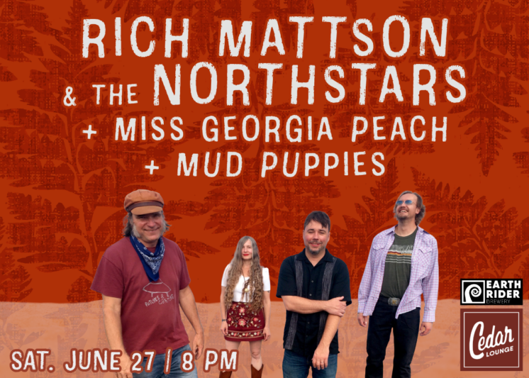 Rich Mattson & The Northstars + Miss Georgia Peach + Mud Puppies 3 EVENTCAL (1)