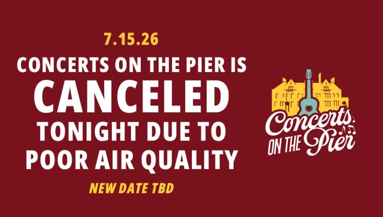 Concerts on the Pier canceled