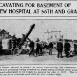 Webber Hospital under construction in West Duluth in 1926
