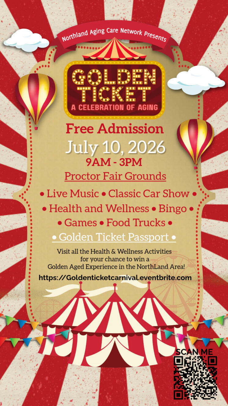 Golden Ticket a Celebration of Aging flyer