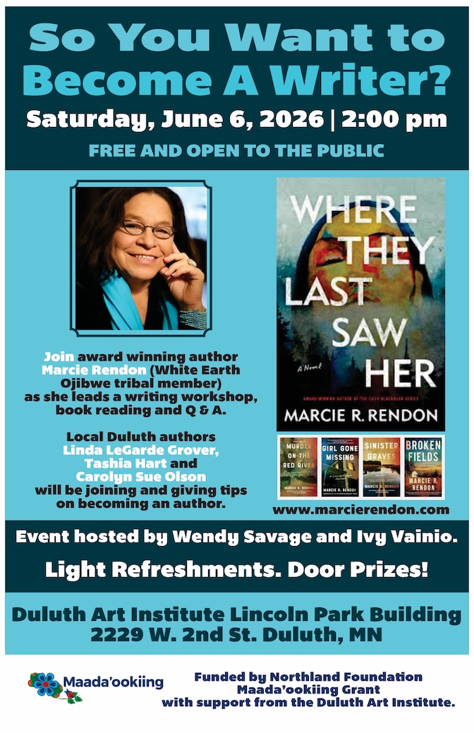 Marcie Rendon Wksp flyer