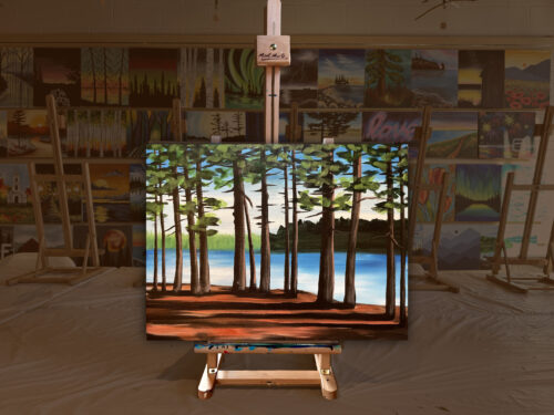 Pine shadows ad