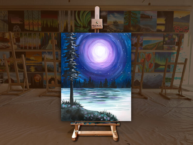 Purple moon ad