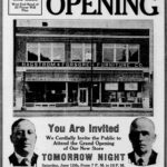 Hagstrom & Forsgren Furniture opened in 1926