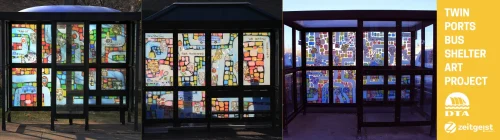 Bus Shelter Art Banner