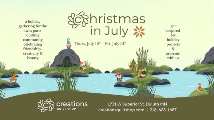 Christmas in July at Creations Quilt Shop