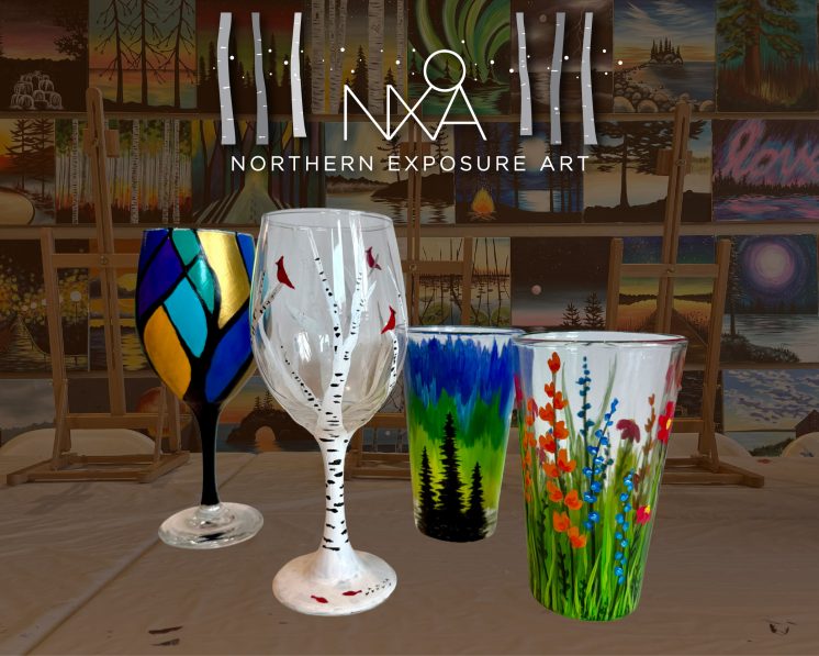 Glassware painting ad