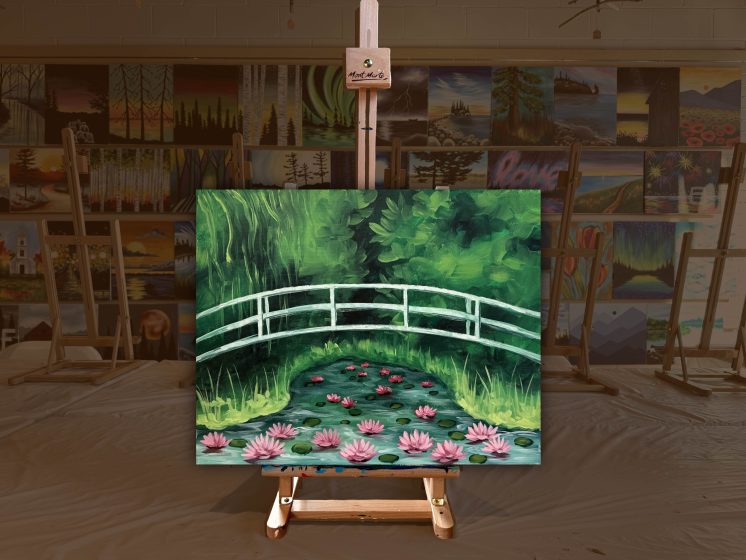 Monets pond ad