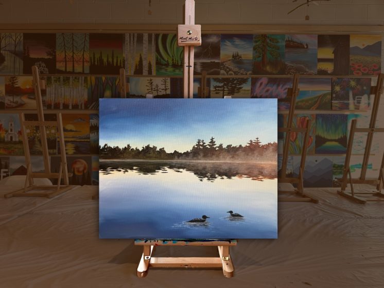 Peaceful loons ad