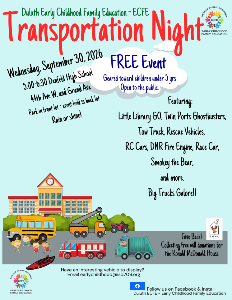 ECFE’s Transportation Night