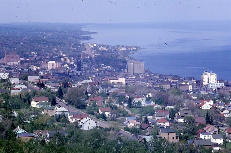 Downtown Duluth View from Observation Hill in