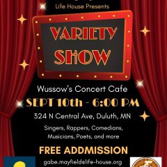 Red And Black Retro Playful Talent Show Flyer