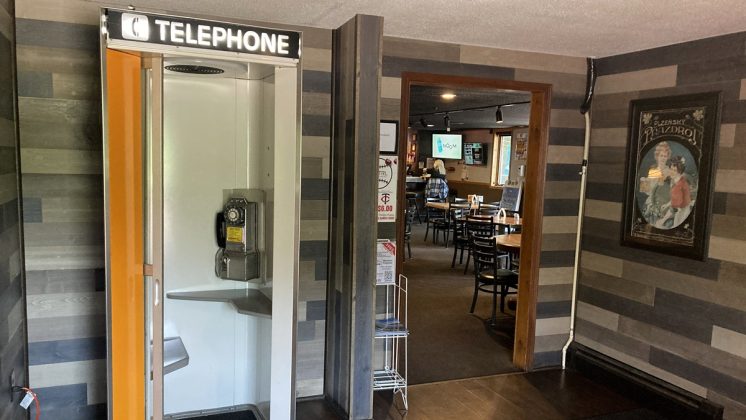 Route 61 Lounge and Bowling Payphone