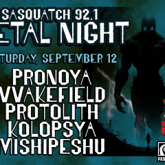 SASQUATCH FEST METAL Fest September 3 EVENTCAL