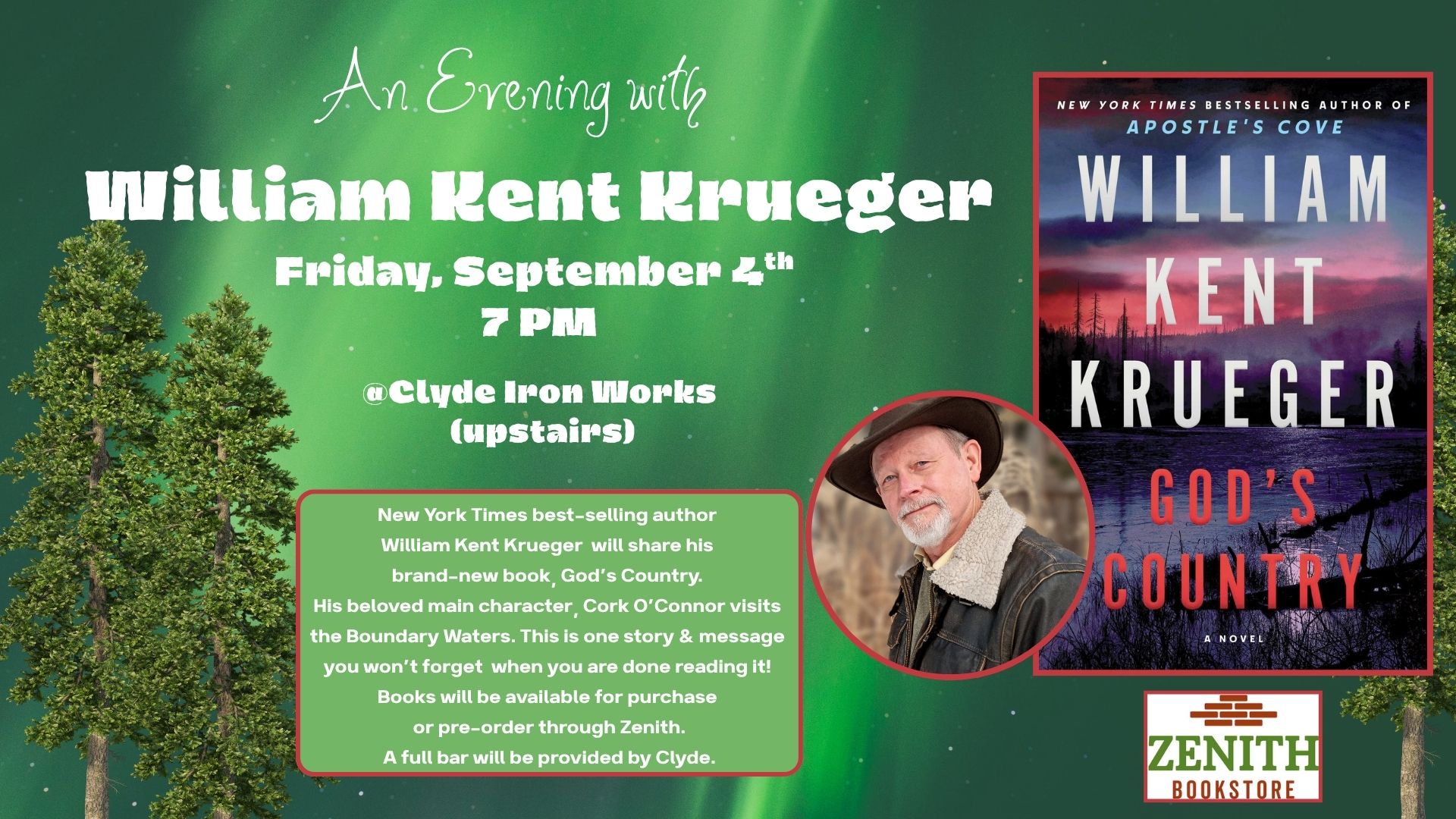 William Kent Krueger 2026 image