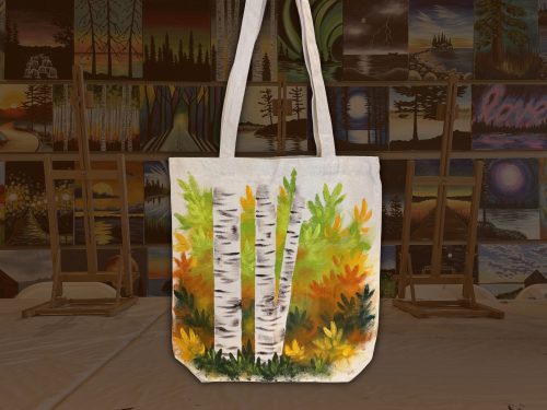 Birch tote ad