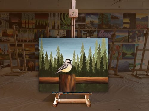 Chipper chickadee ad
