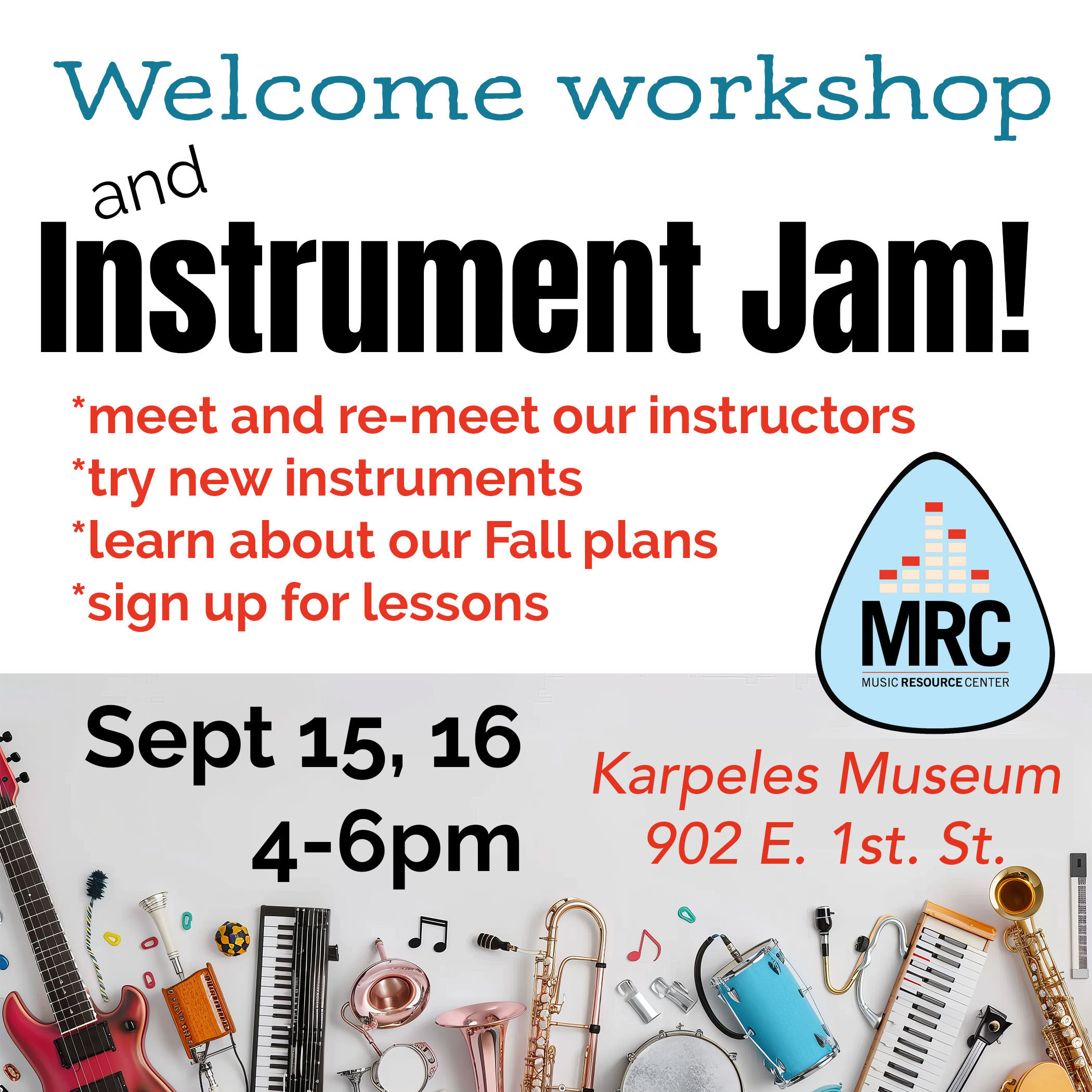 Welcome workshop graphic