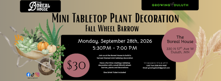 BOHO fall Wheel Barrow (Facebook Cover)