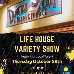 Blue Black White Creative Bold Grunge Concert Flyer (1)