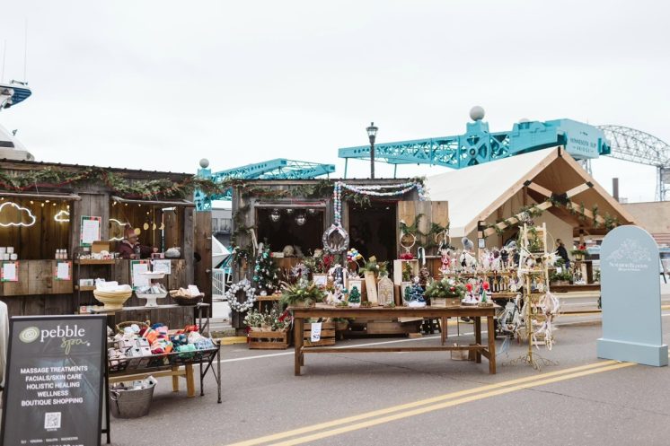 Duluth Winter Village outdoor displays