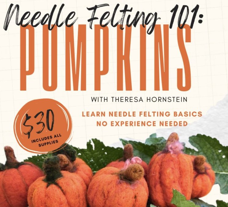 Needle Felting 101: Pumpkins