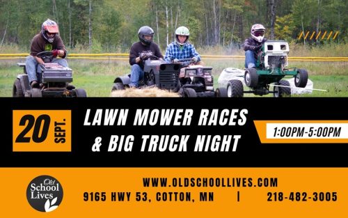 Lawn Mower Races and Big Truck Night