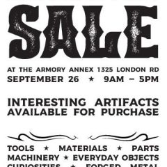 Metalworker Rummage Sale