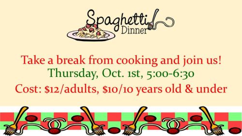 Kenwood spaghetti dinner