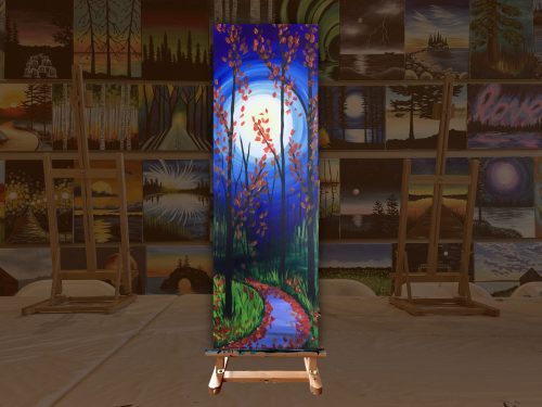 Moonlit path ad