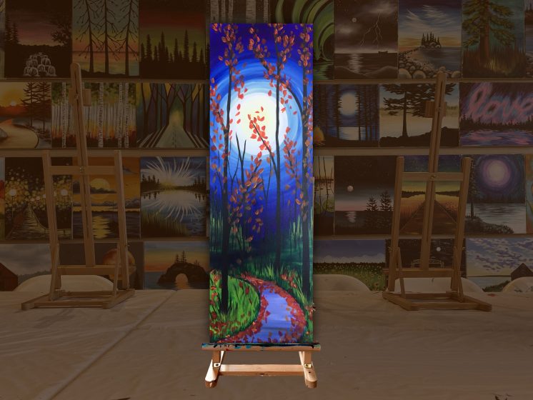Moonlit path ad