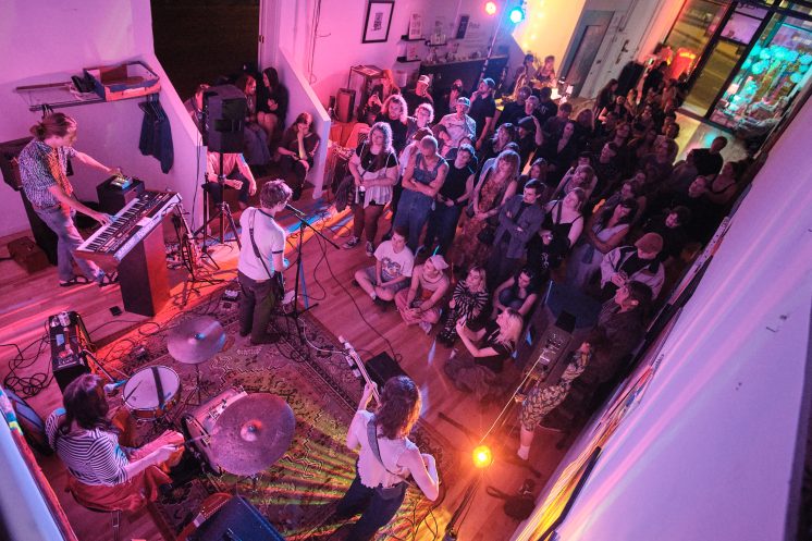 Duluth band Willem Dafoe Fan Club playing at Prøve Gallery, Sept. 12, 2026