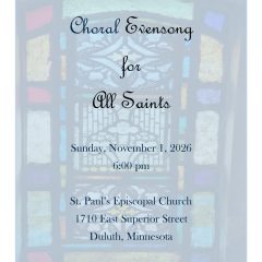 Choral Evensong 26 poster