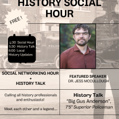 History Social Talk flyer