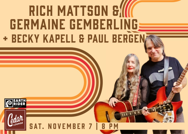 Rich Mattson and Germaine Gemberling with Becky Kapell and Paul Bergen 3 EVENTCAL