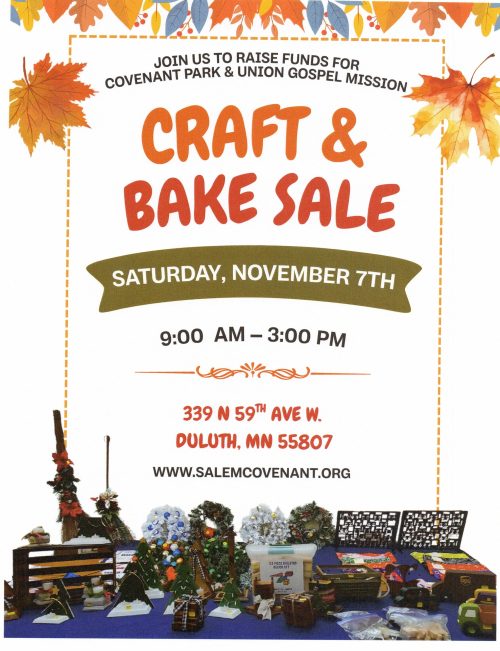 Salem Craft Bake Sale
