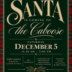 Santa is Coming to the Caboose